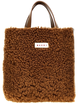Marni Museo Soft Small Bag, Brown